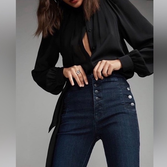 J Brand Natasha Sky High Skinny Jeans
Exposed Button Fly Stretch Denim 24 - Picture 1 of 16